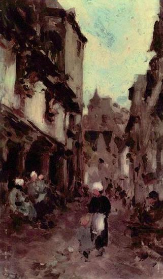 Strabe in Dinan, Nicolae Grigorescu